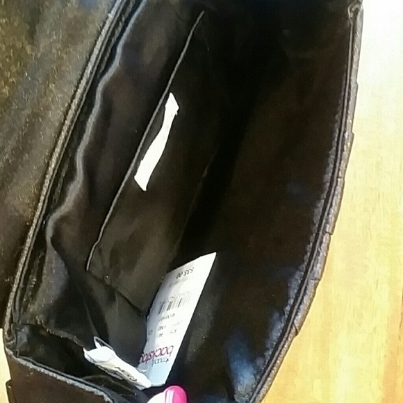 TEVOLIO BLACK CLUTCH bag - Picture 5 of 9